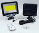 ForHome Solar LED Flood Light 10W Cold White 6500K with Motion Sensor and Photocell