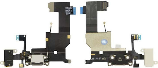 Flex Cable in Alb color for iPhone 5