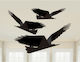 Amscan Crows Hanging Ornament for Party in Black Colour 3 Pieces