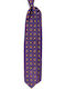 DM Ties Ανδρική Γραβάτα Μεταξωτή με Σχέδια σε Πορτοκαλί Χρώμα