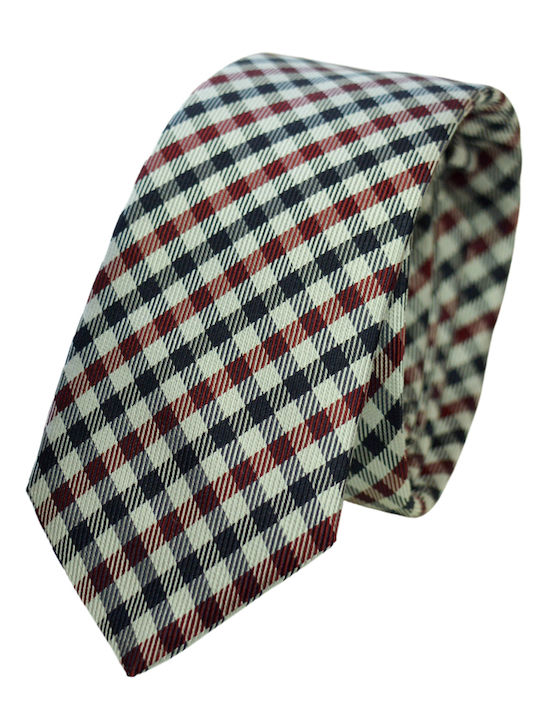 Boss Men's Tie Silk Printed in Red Color