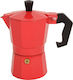 Keskor Μπρίκι Espresso 2cups Κόκκινο