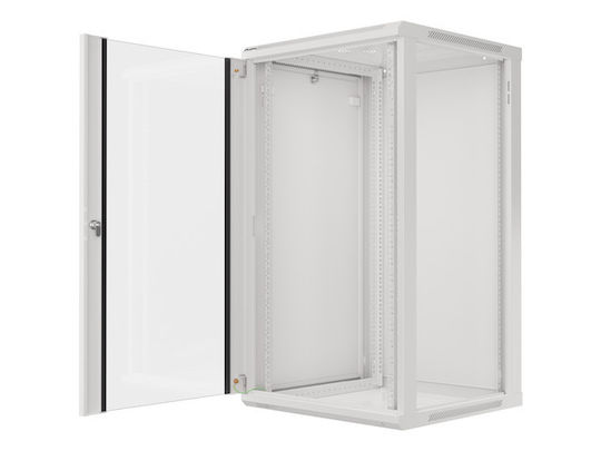 Lanberg Montat pe perete Cabinete Rack 22U 60x60x108.5cm Gri WF01-6622-10S