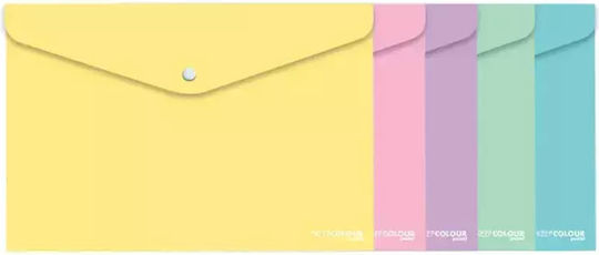 Orna Folder with Button for Paper A4 (Μiscellaneous colours)