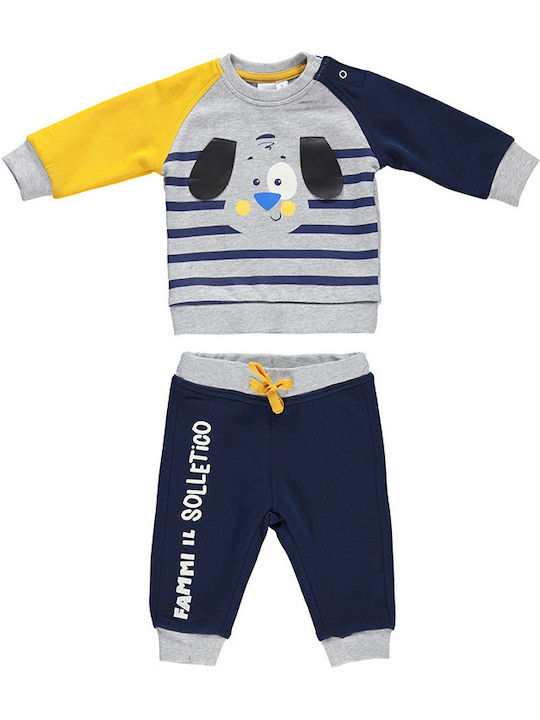 iDO Kids Sweatpants Set Grey 2pcs