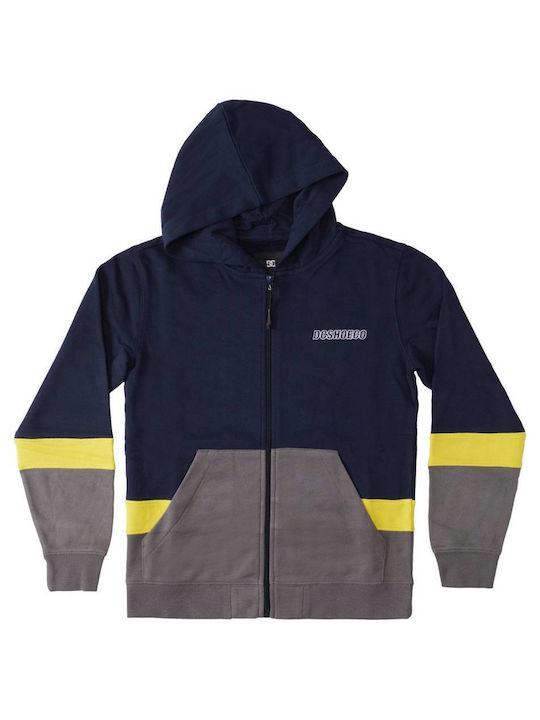 DC Kinder-Sweatjacke mit Kapuze Marineblau