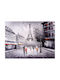 Street From Paris Gemälde auf Segeltuch 45x30cm
