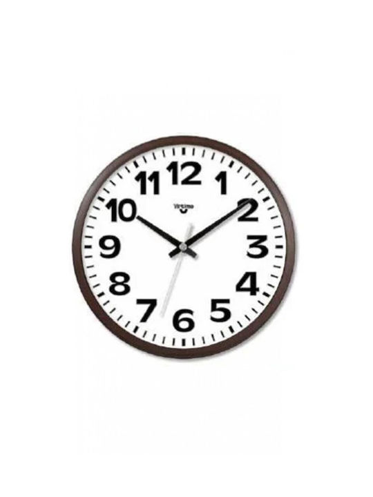 Virtime Wanduhr Hölzernes Wenge Ø36cm