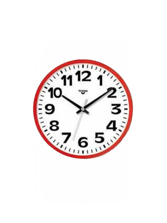 Virtime Maxi Wanduhr Rot Ø36cm