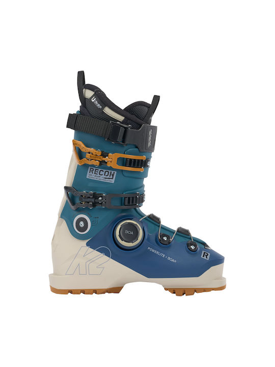 K2 Recon 120 Boa Ανδρικές Μπότες Σκι Μπλε