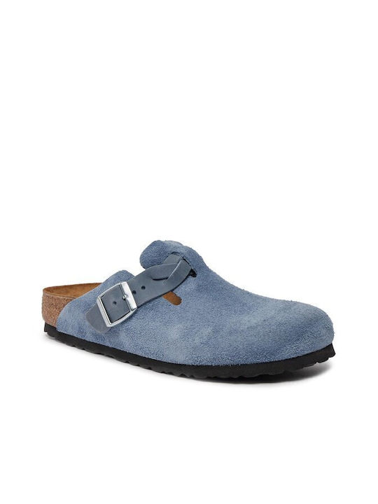 Birkenstock Boston Anatomic Clogs Blue