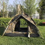 Automat Cort Camping Igloo Verde pentru 4 Persoane 135x200x135cm