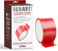 Chisa Novelties Behave Luxury Ταινία Δεσίματος Ταινία Δεσίματος σε Κόκκινο Χρώμα