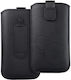 Forcell Back Cover Synthetic Leather Black (Samsung Galaxy S6/S7/A5 2016/A5 2017/J5 2017)