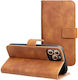 Book Synthetic Leather Brown (Samsung A25 5G)