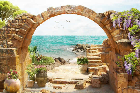 Стикер Тапет За Стени Gate To Sea3 250x150см Миещ се