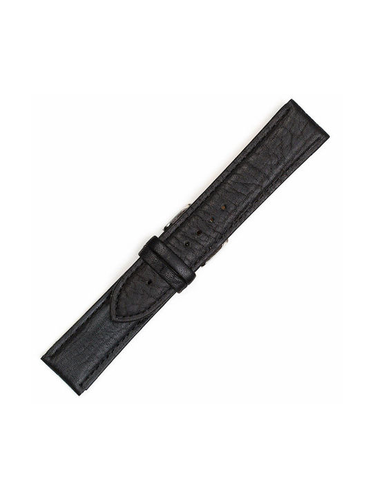 Leather Strap Black 22mm