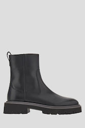 Salvatore Ferragamo Men's Combat Boots Black 021497 Salvatore Ferragamo Men's Combat Boots Black 021497