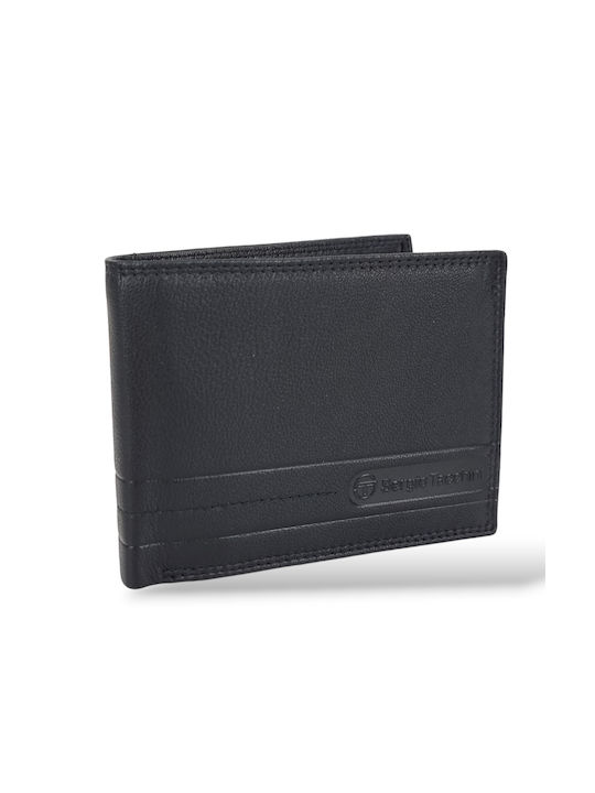 Sergio Tacchini Men's Leather Wallet Black