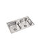 Inter Ceramic Drop-In Sink Inox W76xD41cm Gray
