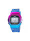 Skmei Vortex Digital Uhr Chronograph mit Blau Kautschukarmband