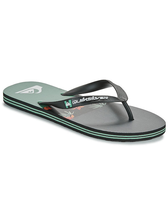 Quiksilver Molokai Herren-Flip-Flops Schwarz