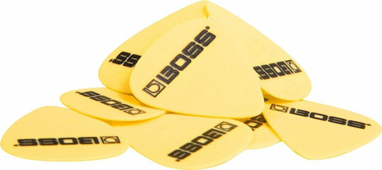 Boss Guitar Picks Premium Quality Bpk 12 D88 73 Mm Medium Delrin Thickness 0.73mm Set 12pcs