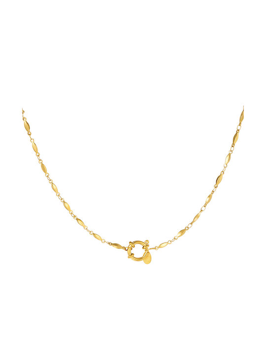 Necklace from Gold Plated Steel