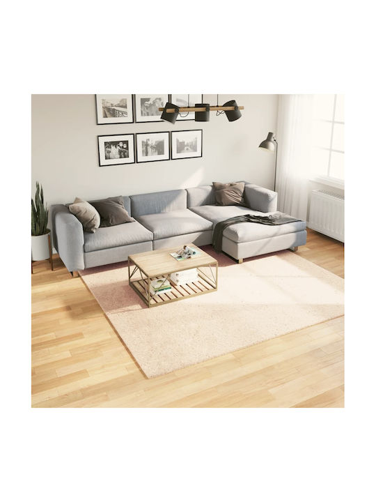 vidaXL Rug Rectangular Beige