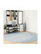 vidaXL Rug Round Blue