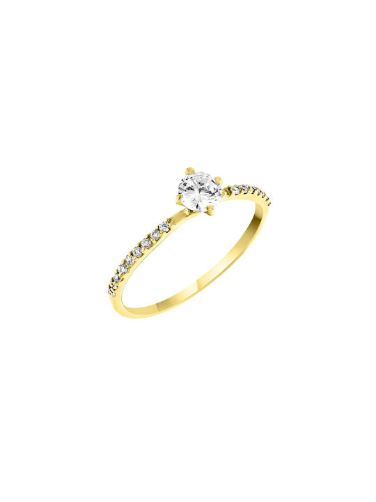 Single Stone from Gold 14K