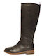 Leder Damenstiefel Braun