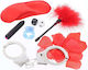 Milena by Paris BDSM Kit in Rot Farbe
