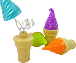 Lean Toys Seifenblasenmacher Eiscreme 4 Farben 80ml für 3+ Jahre
