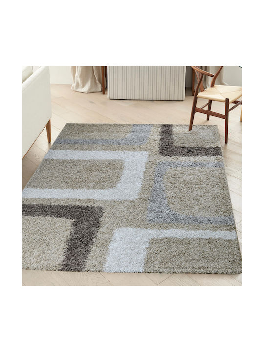 Saray Home Savana Covor Rectangular Shaggy Blana Bej