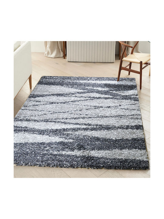 Saray Home Savana Covor Rectangular Shaggy Blana Gri