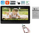 Joytimer Wireless Video Intercom Set Wi-Fi Black