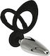 Kinksters Ring Cock with Anal Plug Silver 3126-0027