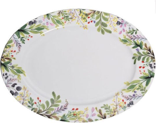 Terra Antica Oval Porcelain Serving Platter Multicolour