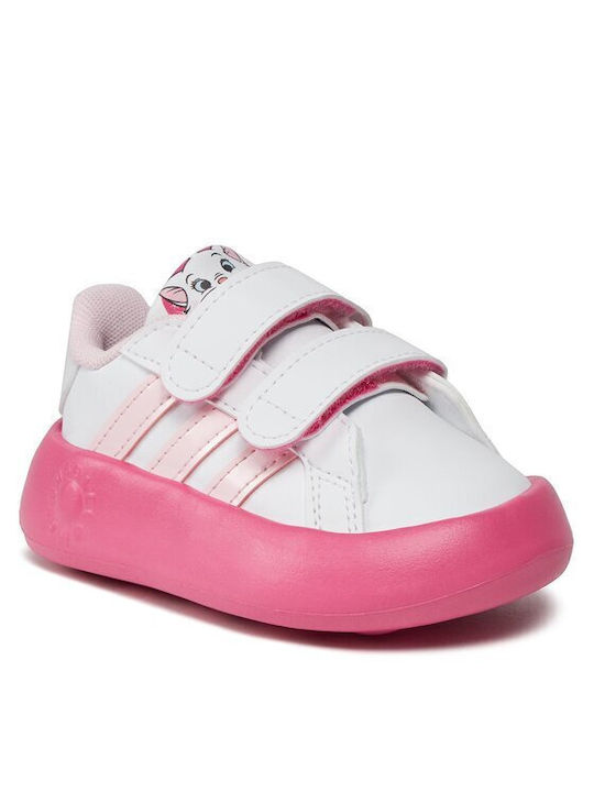 Adidas Kids Sneakers Grand Court 2.0 with Scratch White