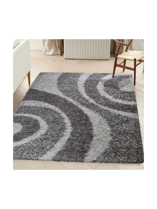 Saray Home Savana Rug Rectangular Shaggy Furry Coffee