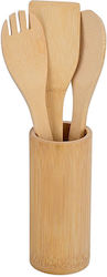 Estia Bamboo Cooking Utensil Set Beige 4pcs