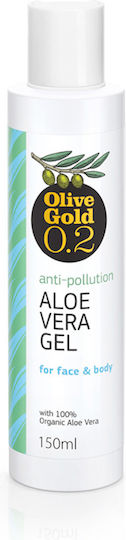 Olive Gold 0.2 Soothing Aloe Gel for Face and Body for Healing 150ml