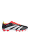 adidas Predator League Football Shoes with Cleats Core Black / Cloud White / Solar Red