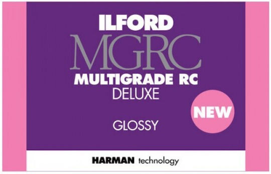 Ilford Multigrade Rc Deluxe Φωτογραφικό Χαρτί Gloss 12.7x17.8 για Εκτυπωτές Inkjet 25 Φύλλα