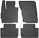 Refref Set of Front and Rear Mats 4pcs Tray Type for Mitsubishi Eclipse Cross 2018+ Black