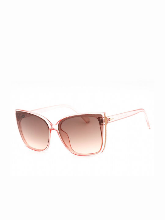 Guess Women's Sunglasses with Pink Plastic Frame and Pink Gradient Lens GF0412 72F