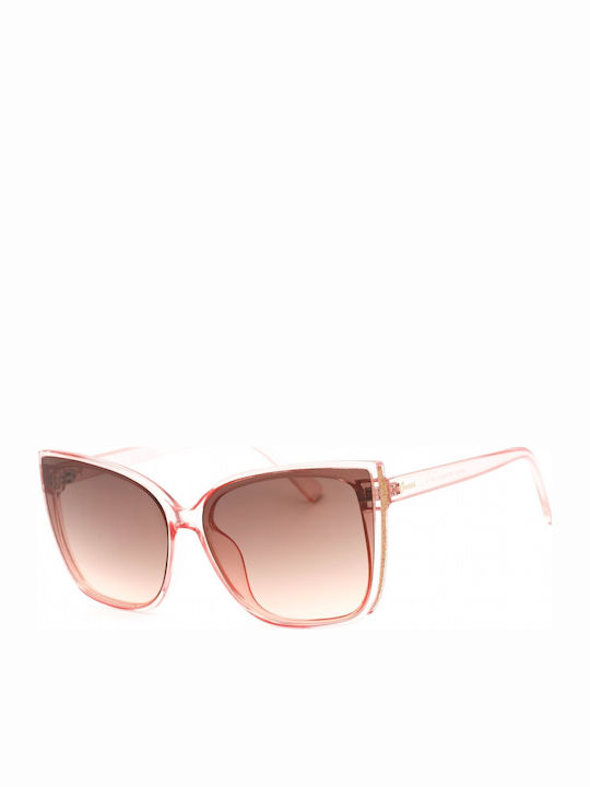 Guess Damen Sonnenbrille mit Rosa Kunststoff Gestell und Rosa Verlaufsfarbe Linse GF0412 72F