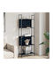 Bookcase Black 60.5x24x166.5cm