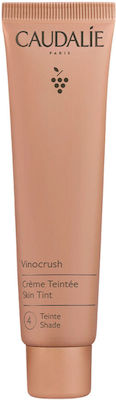 Caudalie Vinocrush Skin Tint Shade 4 Feuchtigkeitsspendend Creme Gesicht Gefärbt mit Hyaluronsäure 30ml